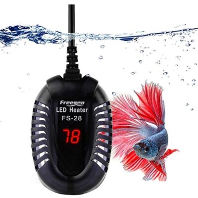 好货现货秒发FREESEA Aquarium Fish Tank Submersible Heater wi