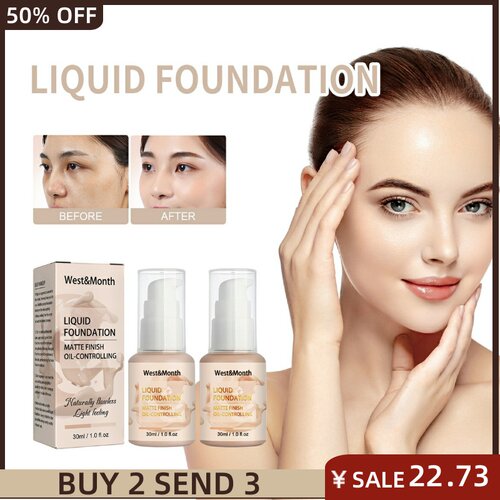 好货Bottle Liquid Founda Natural Lasting Waterproof Facial C