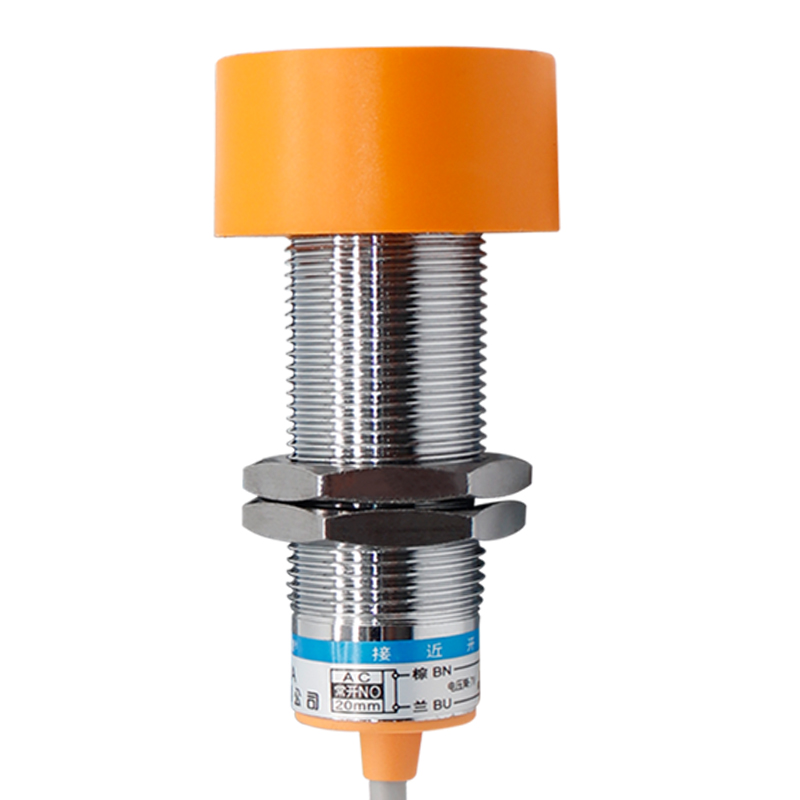 沪工电感式接近开关感测器 SC-3020A三线npn常开24v直流 M40 20mm