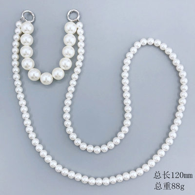 网红welry accessories handmade beaded two-in-one pearl messe