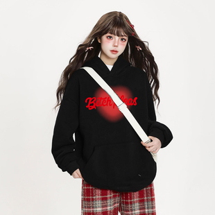 2026春款新款韩版小个子学生宽松显瘦连帽卫衣薄款外套上衣卫衣女