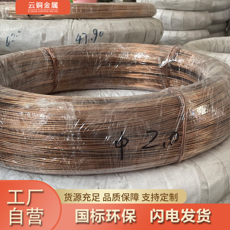 源头工厂C5191磷铜线 0.9mm弹簧QSN6.5-0.1 c5210特硬磷青铜线