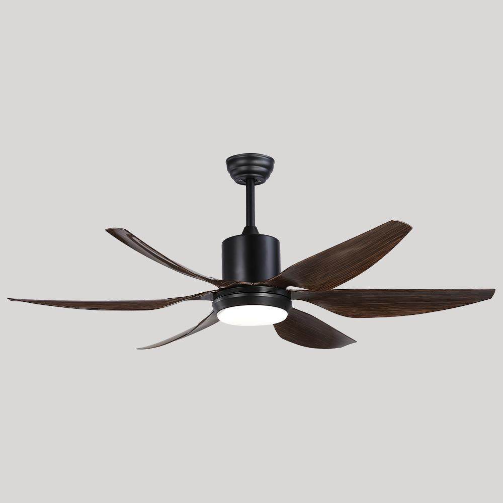 风扇灯餐厅客厅吊扇灯大风力54寸6叶ABS现代简约豪华静音中山