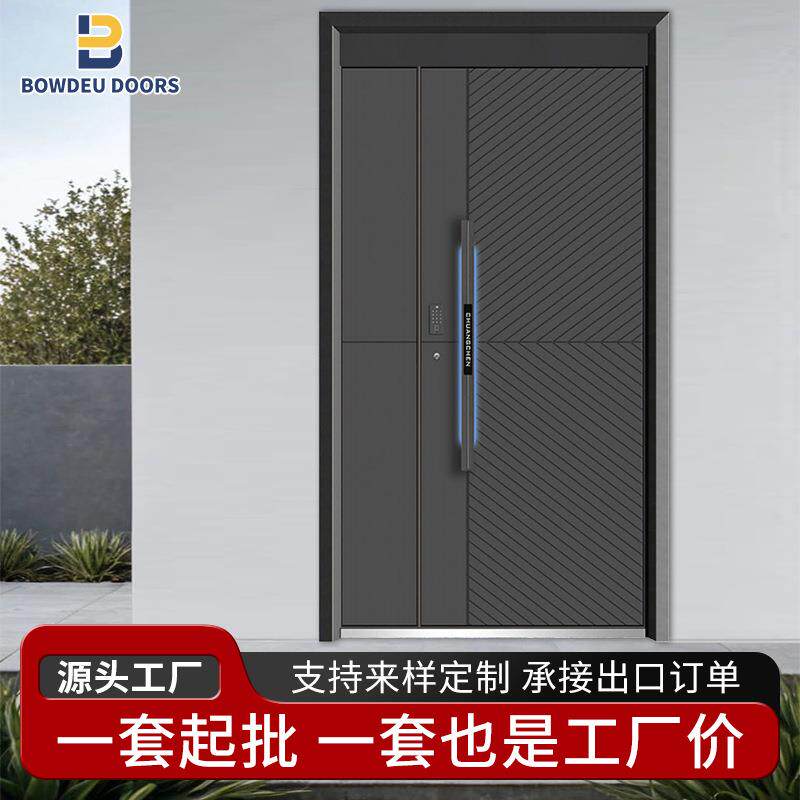 甲级安全防盗门家用进入户门子母门平开单门非标门防盗门