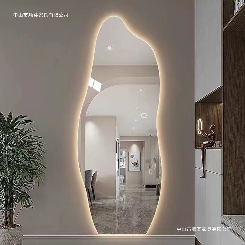 云朵异型带灯LED智能全身镜