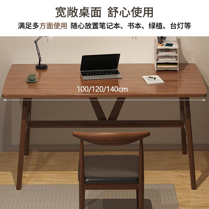台式电脑桌家用办公书桌简易工作台卧室学生书房学习桌子配套椅子