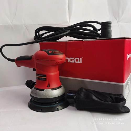进口电磨机6寸5号3号汽车腻子漆面抛光干磨机吸尘砂纸电动打磨机