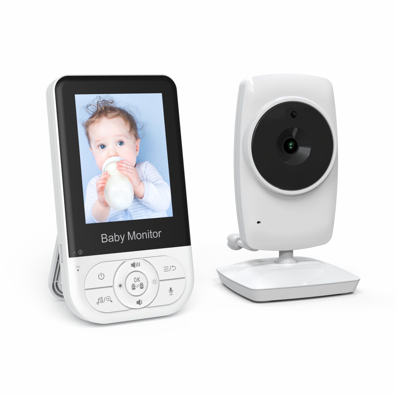 【厂家直销】跨境直供2.8寸婴儿监视器看护器监护器baby monitor