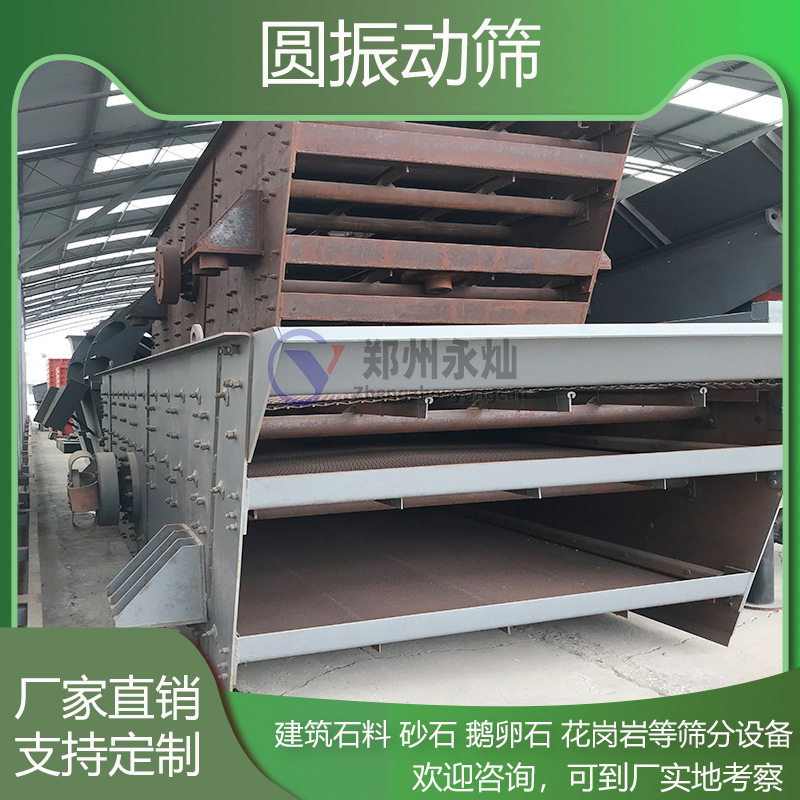 矿山制砂专用高频圆振动筛
