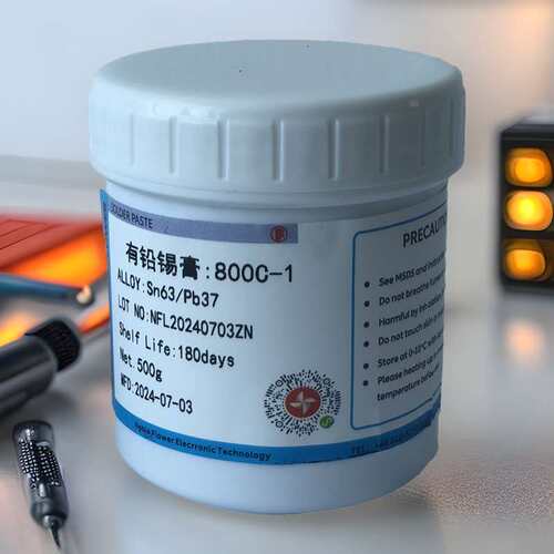 有铅锡膏Sn63Pb37免清洗SMT贴片焊锡膏LED锡浆中温助焊