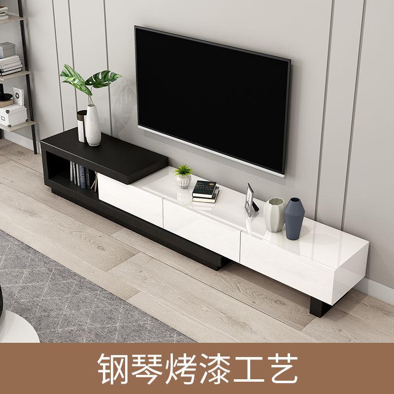 北欧大小圆茶几电视柜组合圆形现代简约客厅小户型网红轻奢茶几