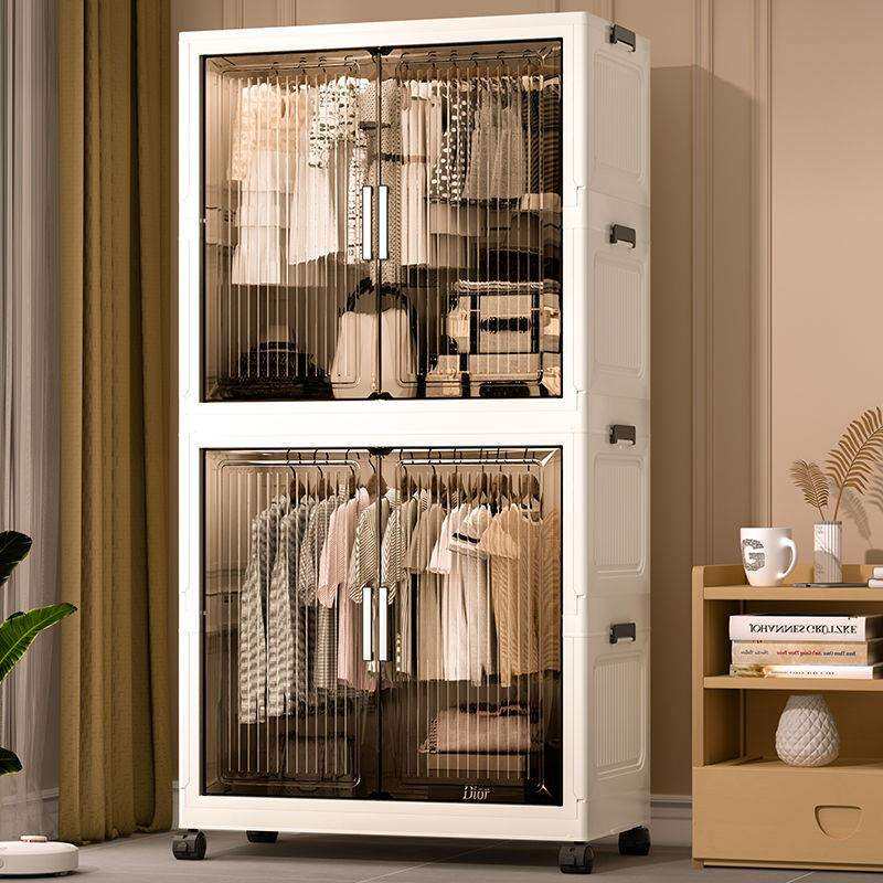 简易衣柜可折叠收纳柜儿童衣柜家用客厅宝宝衣橱置物柜衣服储物柜