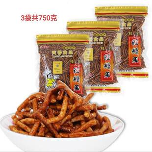 旗舰店盐城特产晶天香750g桂花红糖果子苏北金果棒张木果蜜汁江米