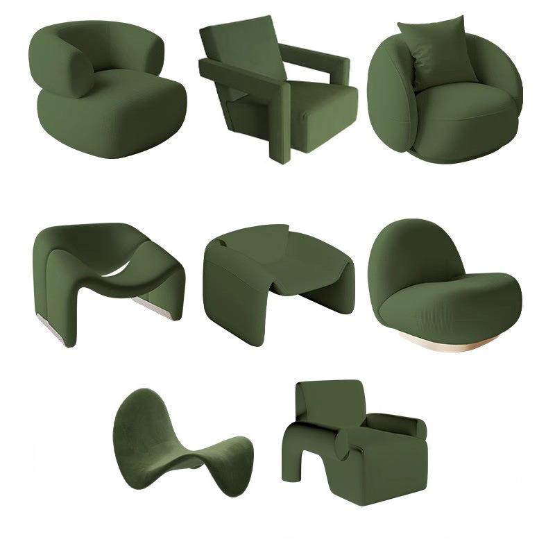 单人沙发椅客厅卧室懒人沙发办公洽谈休息区设计师款网红创意单椅