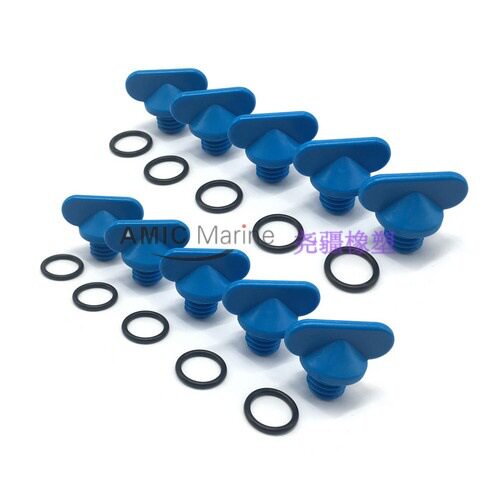 10pcs/组船用发动机缸排水塞适用MerCruiser22-806608A02