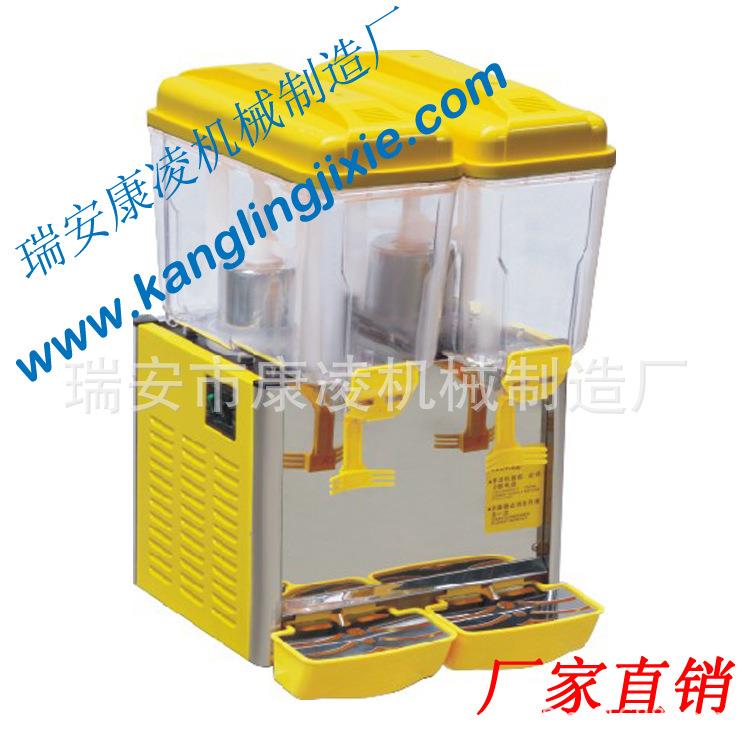 饮料机商用18升搅拌双缸饮料机冷热果汁饮料机