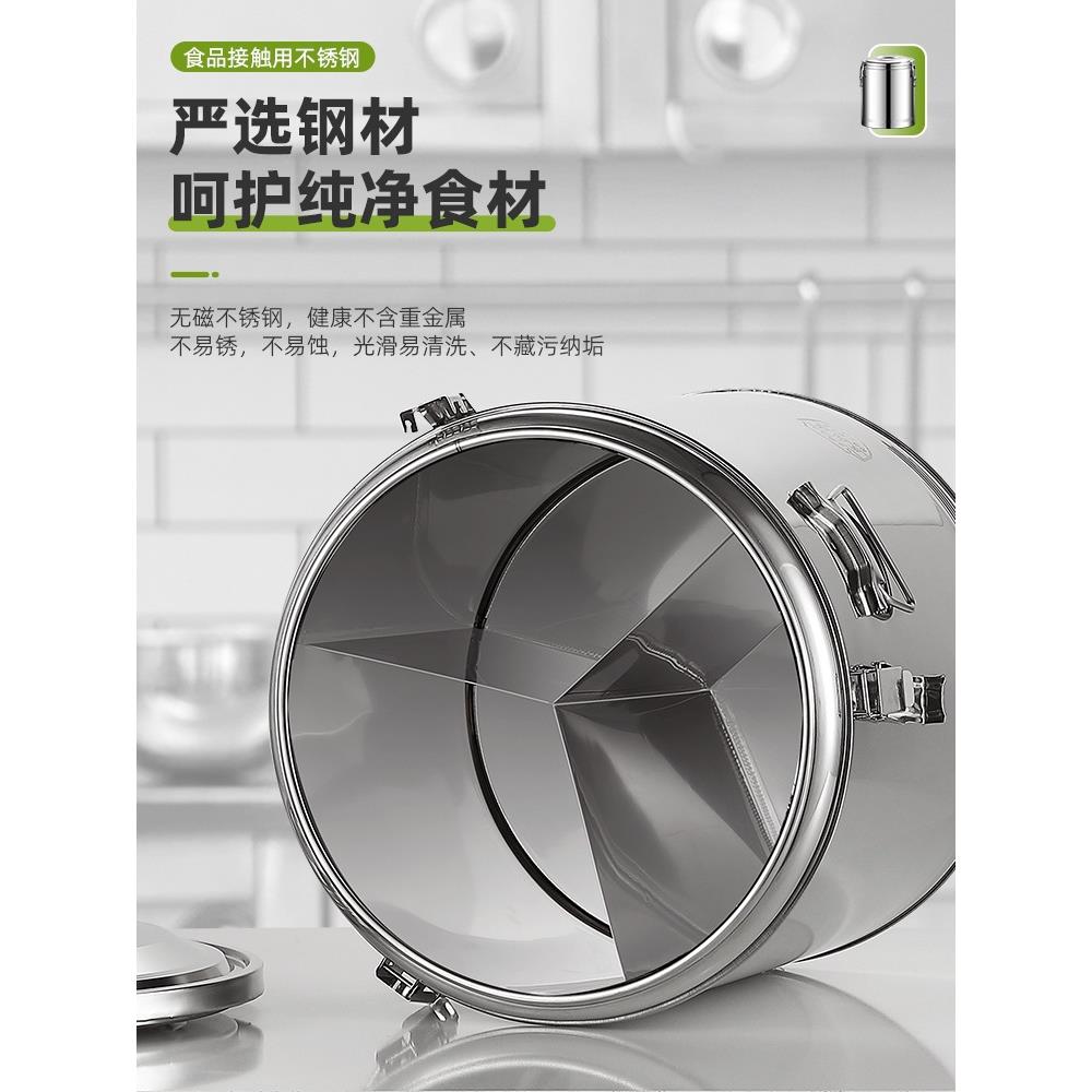不锈钢保温桶商用大容量摆摊鸳鸯分隔桶汤粥米饭二三格豆浆桶z^