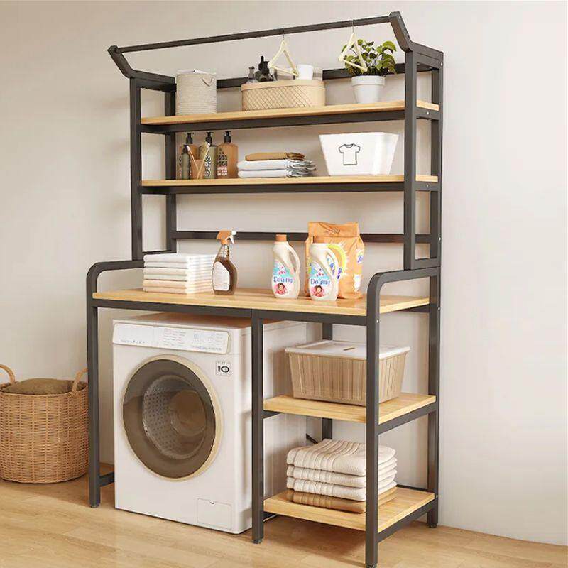 洗衣机置物架落地阳台侧面储物架卫生间浴室波轮滚筒上方收纳架子