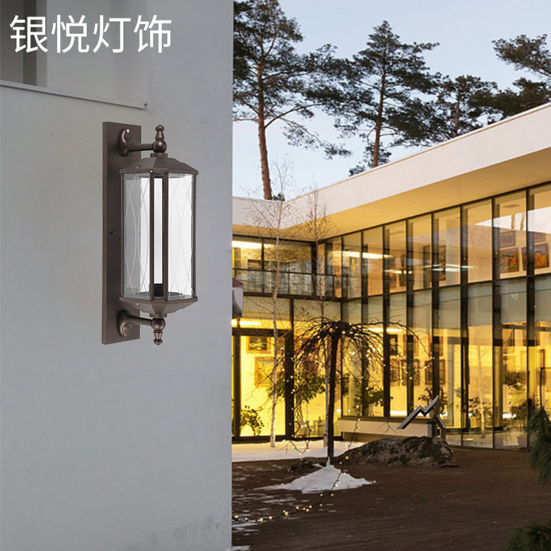 欧式户外防锈复古LED壁灯
