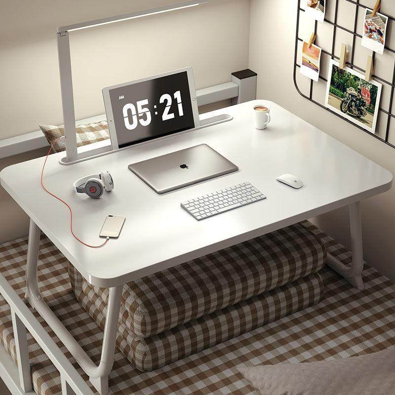 加大加高床上电脑桌可折叠大号宿舍懒人小桌子学生学习书桌小桌板