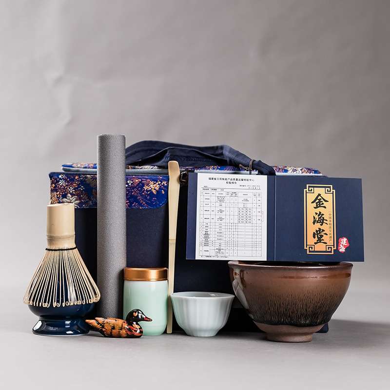 宋代点茶器具套装茶筅点茶粉兔毫建盏宋式茶百戏全套茶具抹茶工具