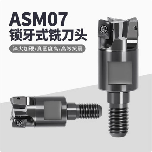 ASM07小径抗震锁牙可换铣刀头