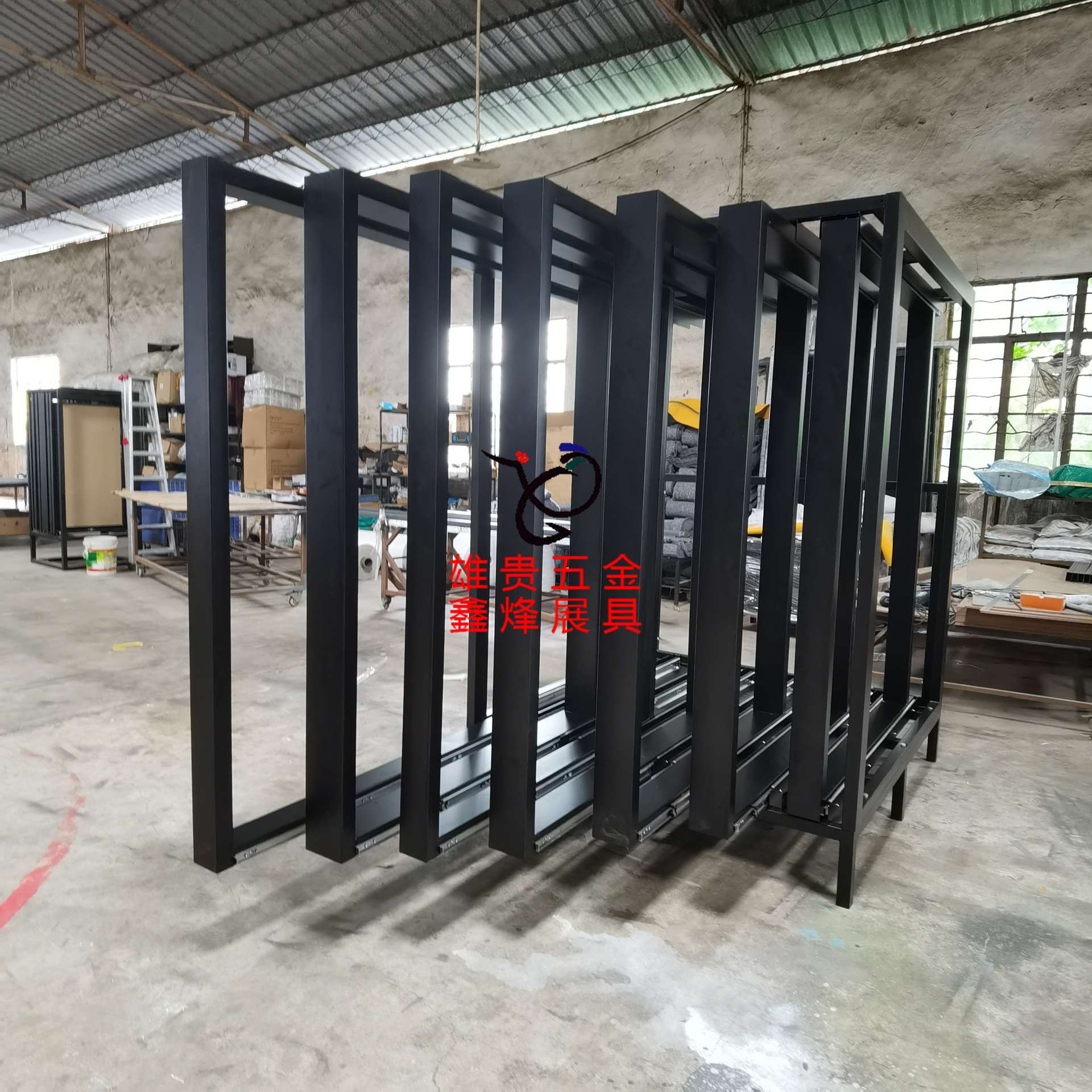 门窗瓷片展具双面推拉瓷砖柜壁纸展板地砖木地板金属拆装展示架