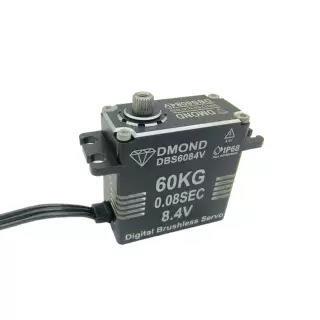 DMONDDBS6084V60KG0.08secIP68防水无刷攀爬高速钢齿舵机