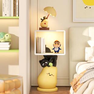 超窄床头柜家用卧室儿童房迷你可爱创意奶油风卡通家居装饰品摆件