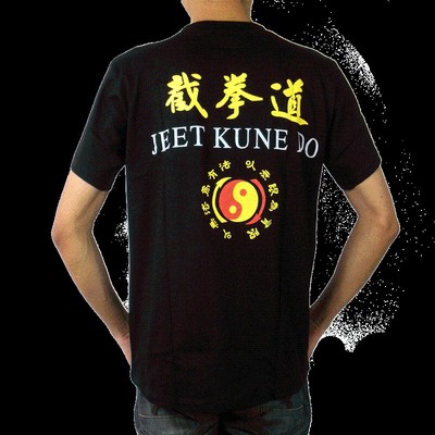 速发新衣截拳术运动T恤衫 圆领黑色武道款服训练服装男儿童