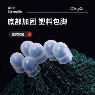 速发伞型鱼笼虾叠神网加厚捕鱼笼龙虾黄鳝捕虾网地器可折笼笼子