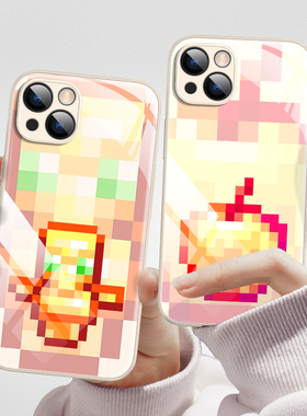 适用苹果iPhone17手机壳15promax保护套14plus我的世界16e图腾13玻璃ip12金苹果11p游戏8散热6s三代se2创意7p