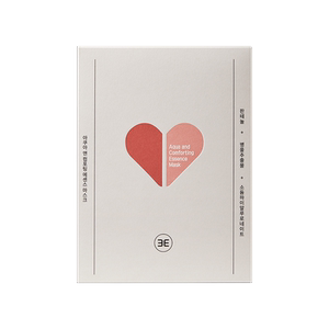 3E红桃修护舒缓面膜改善敏感肌韩国原装进口*2盒