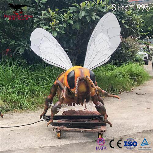 仿真昆虫机械电动蜜蜂摆件景区公园动物园比列放大昆虫摆件
