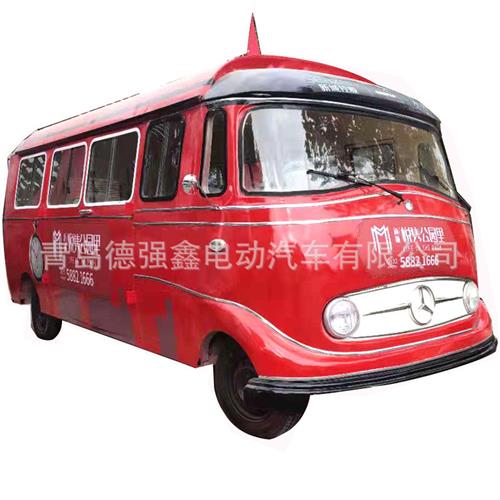 创意汽车吧台前台商场冰糕冷饮售卖车展示柜货架婚庆花车促销车