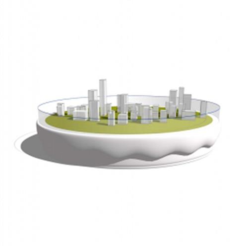 新中式售楼部接待洽谈区仿石RPR沙盘模型区规划展示区吧台售楼部