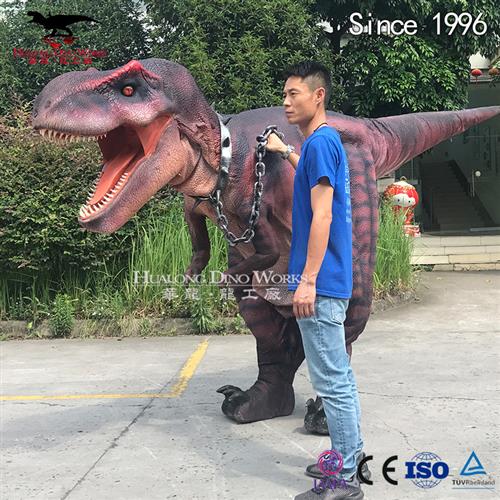 动物玩具仿真霸王龙恐龙服装派对庆典活动表演互动服装巡演道具