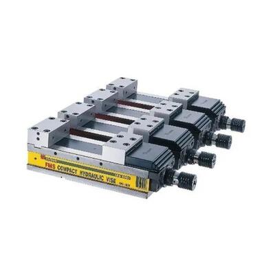 精品推荐FMS肯背得式精密机械油压虎钳 四连坐一体成型虎钳