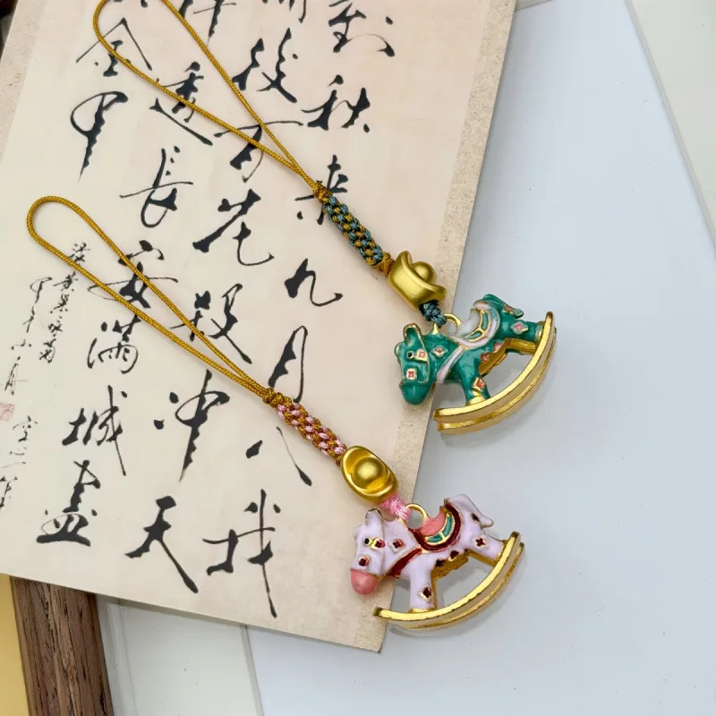 教师节金属手机链手机挂件吊坠