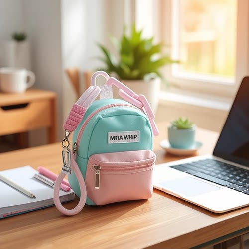 迷你小书包耳机口红证件收纳包