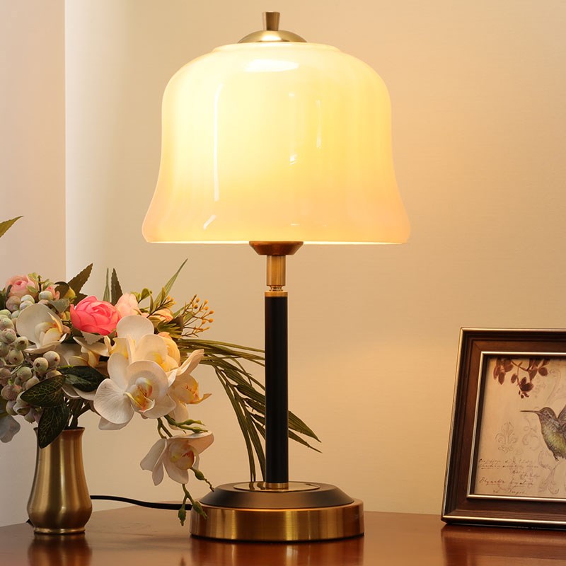 速发床简约美式欧式台灯卧室风厅灯客头书房温馨浪漫个性时尚
