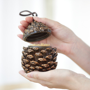 速发牙带盒个性 创意厅签筒家用客牙棉签收纳盒签盖可爱简约橡果牙