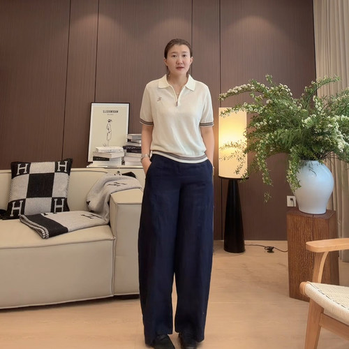 AJDE｜战马天丝亚麻针织衫显瘦百搭质感09