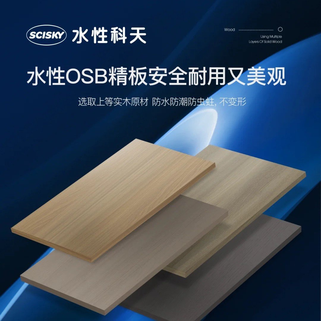 佛山工厂激光封边ENF级欧松板PET肤感衣柜门板橱柜造型吸塑门定制图片