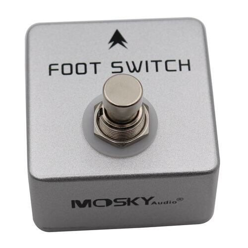 MOSKYAUDIO FOOT SWITCH 带锁 单脚钉乐器音响通道选择开关