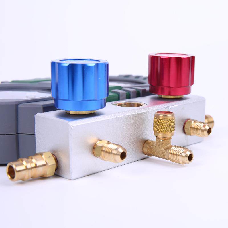 鸿森汽车空调加氟表 HS-S60-101加液表充氟表雪种R134A冷媒压力表