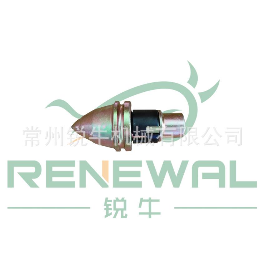 旋挖截齿螺旋钻机配件子弹头圆齿b47k22h60合金硬齿桩基厂家