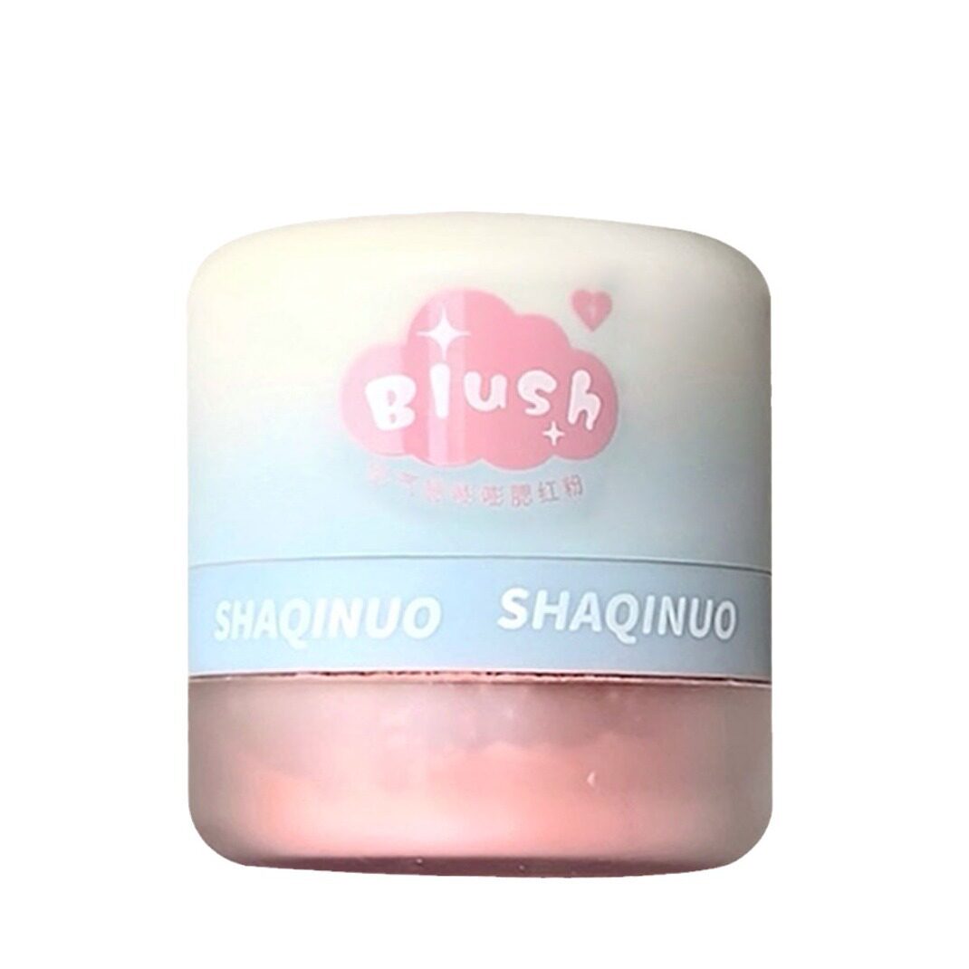 SHAQINUO空气感嘭嘭腮红粉懒人气垫腮红膨胀均匀肤色蘑菇头胭脂粉