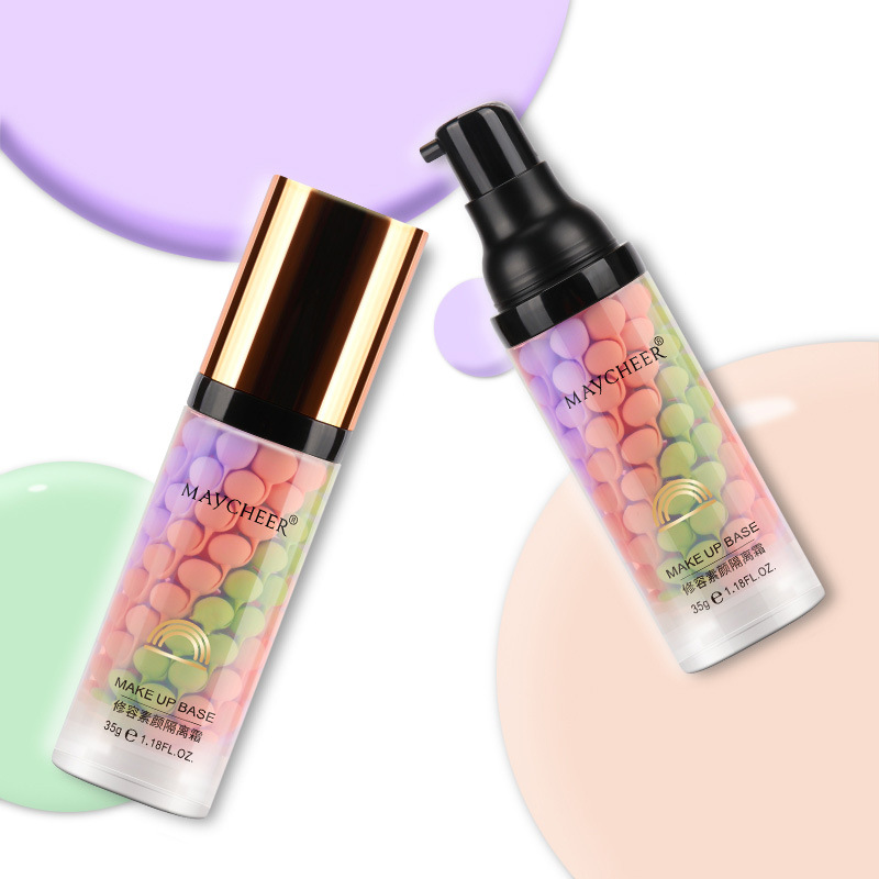 美茜儿妆前乳修容隔离霜保湿清爽打底素颜爆款三色鸟不脱妆屎提亮