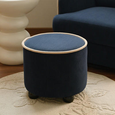 佳丽宝家具  法式复古脚踏凳客厅简约家用沙发休闲圆凳